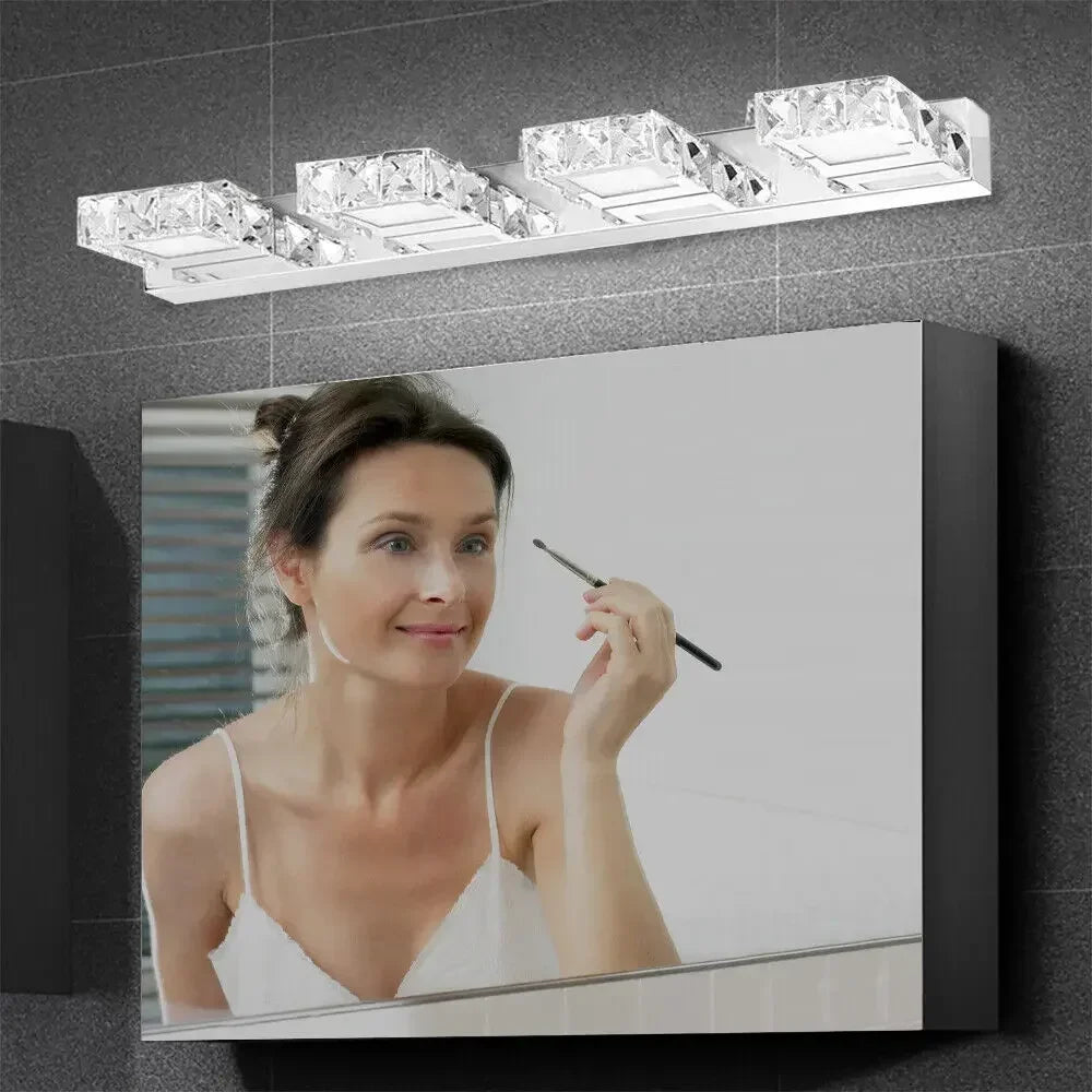 Mirror LED Vanity Light 4 Lights Modern Wall Sconce