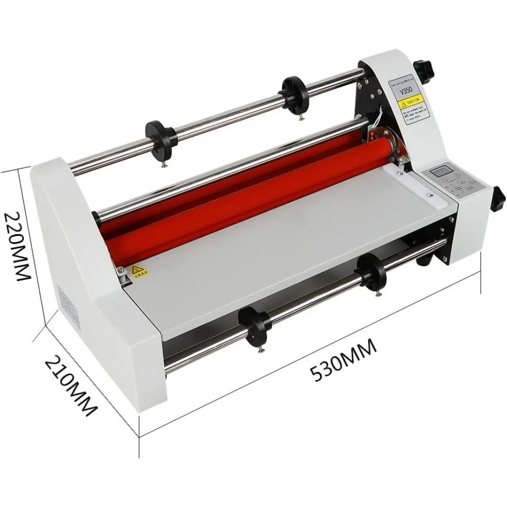 Electronic Laminating Machine 4-Roller 350MM Hot Cold Lamination
