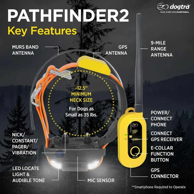 Dogtra Pathfinder 2 GPS E Collar Training Collar Pro
