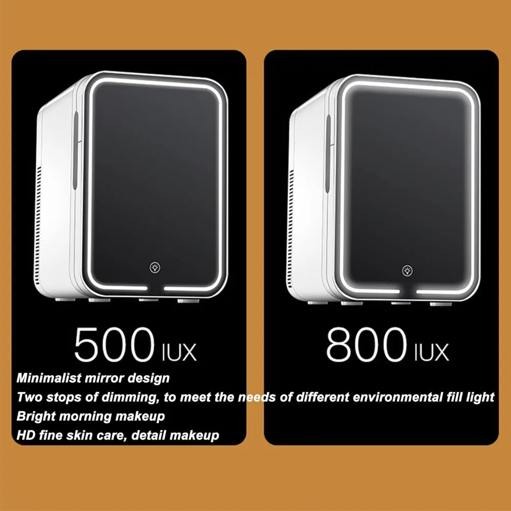 Iosn Mini Beauty Fridge Compact 10L Portable Refrigerator