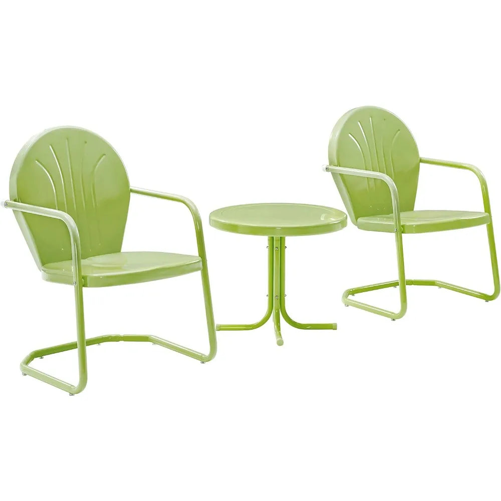 Griffith Retro Metal Bistro Outdoor Chair And Table Set