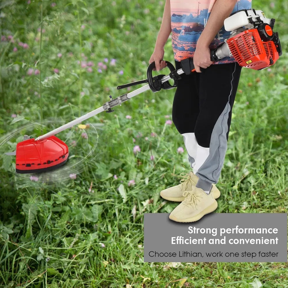 Grass Trimmer 5 in 1 Gas Powered 52cc Hedge Trimmer
