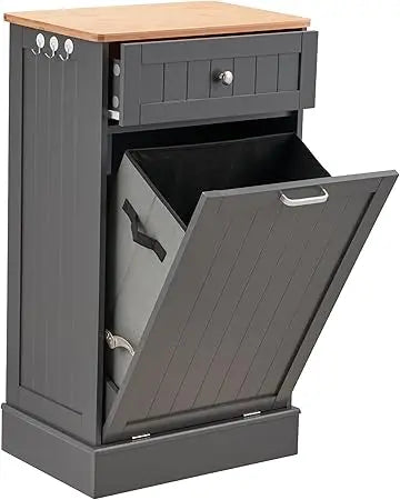 DAFIFY Tilt Out Trash Cabinet for Kitchen and Living Room