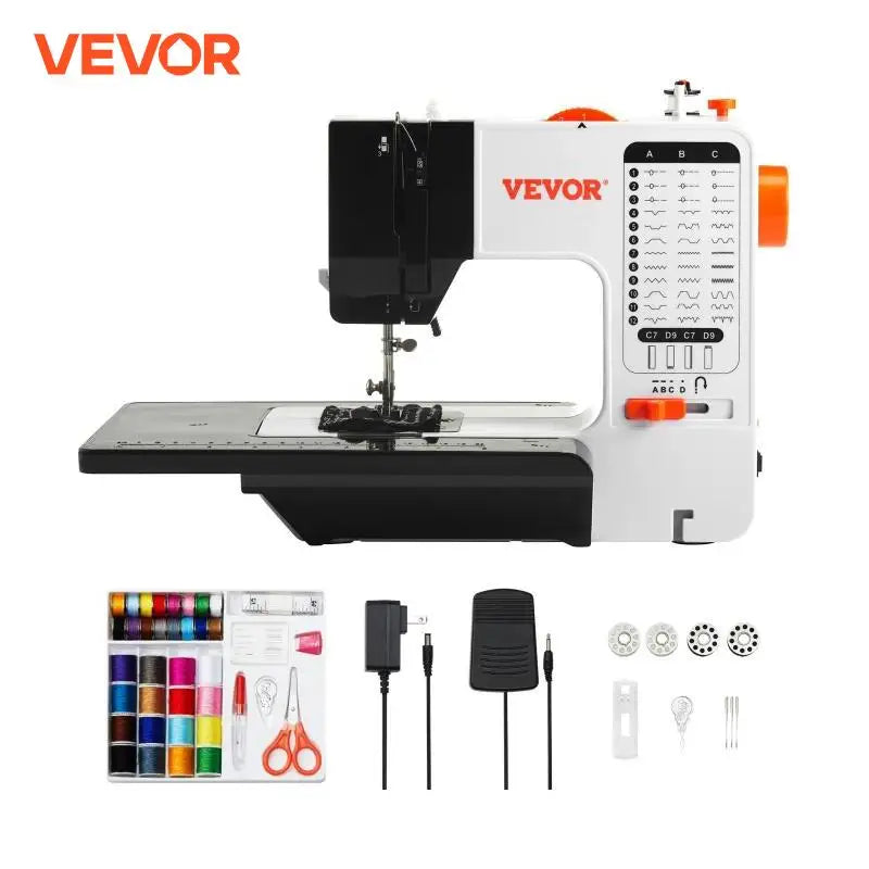 Portable Sewing Machine with 38 Stitches and 42 Accessories