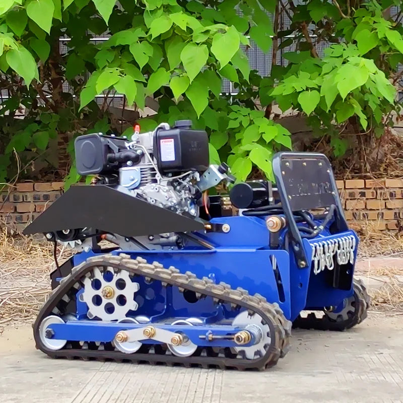 Customized Remote Control Gasoline Lawn Mower for Home Use