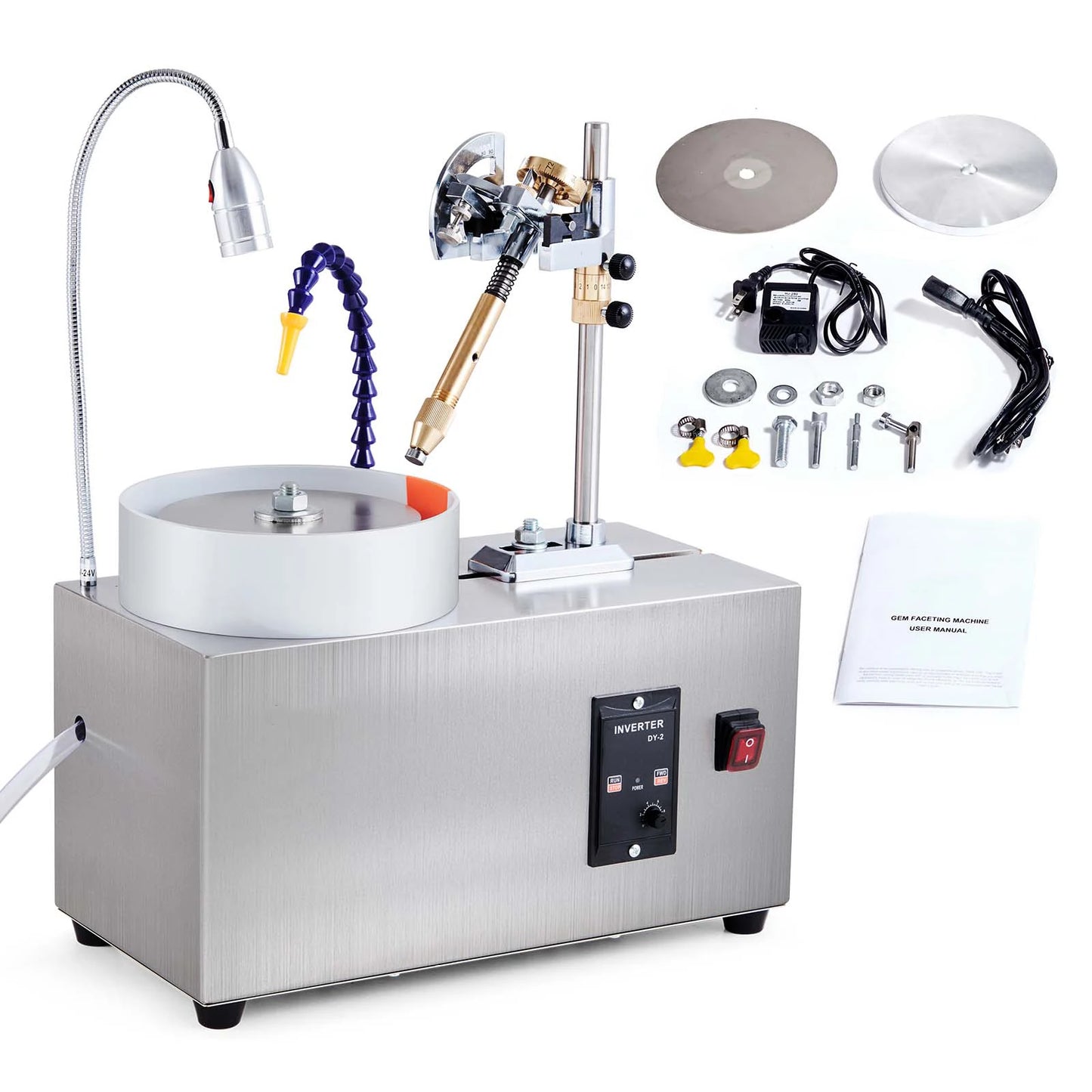 SucceBuy Gem Faceting Machine 180W Jade Grinder Polisher