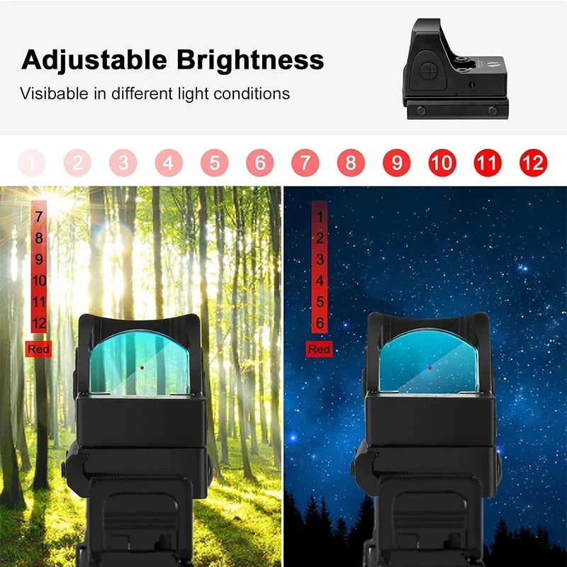 Bestsight Red Dot Sight for Rifle Airsoft Reflex Scope