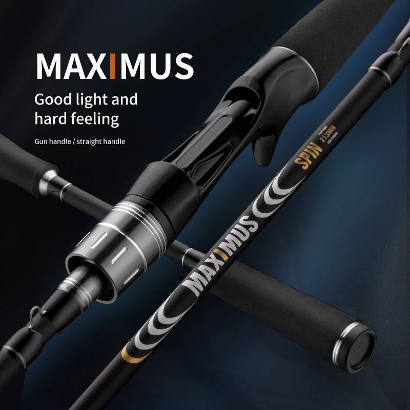J Barzilla Maximus Carbon Lure Fishing Rod Spinning