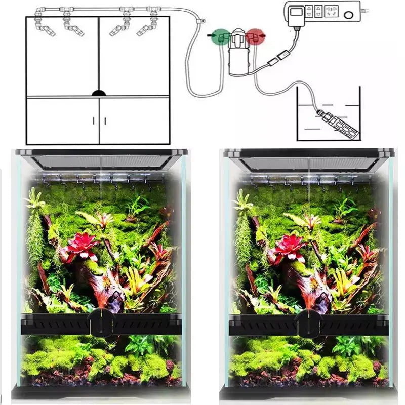 Hign Concerned Reptile Fogger Silent Pump Misting System
