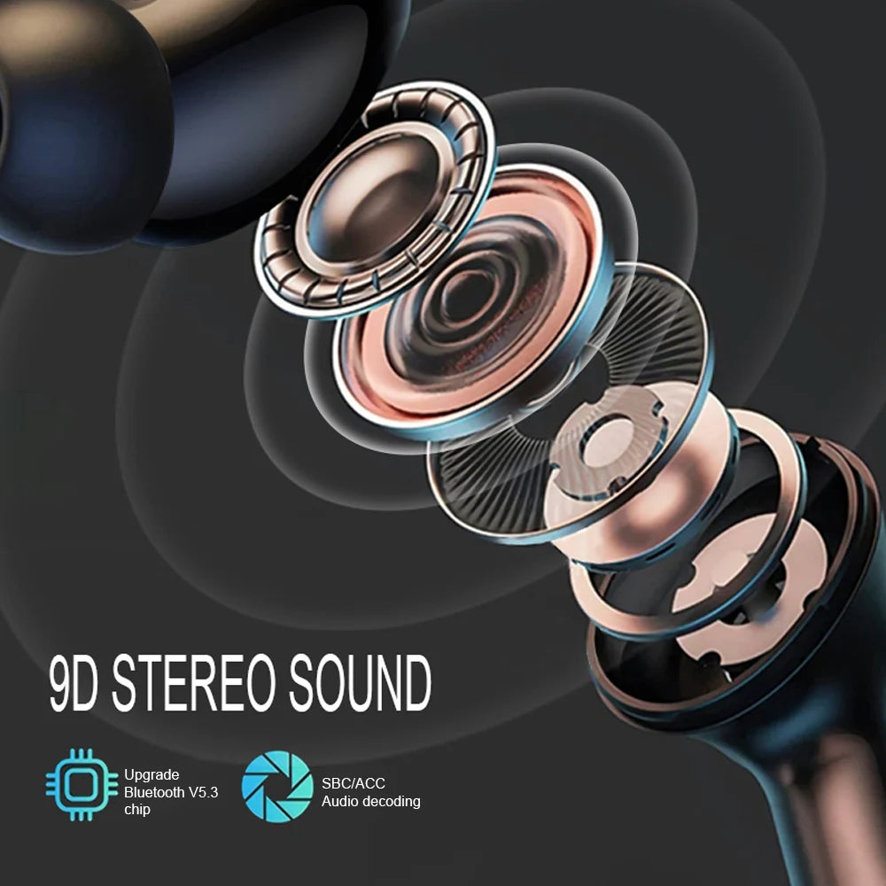 GreatWall Wireless Bluetooth Earphones with ANC and HD Mic