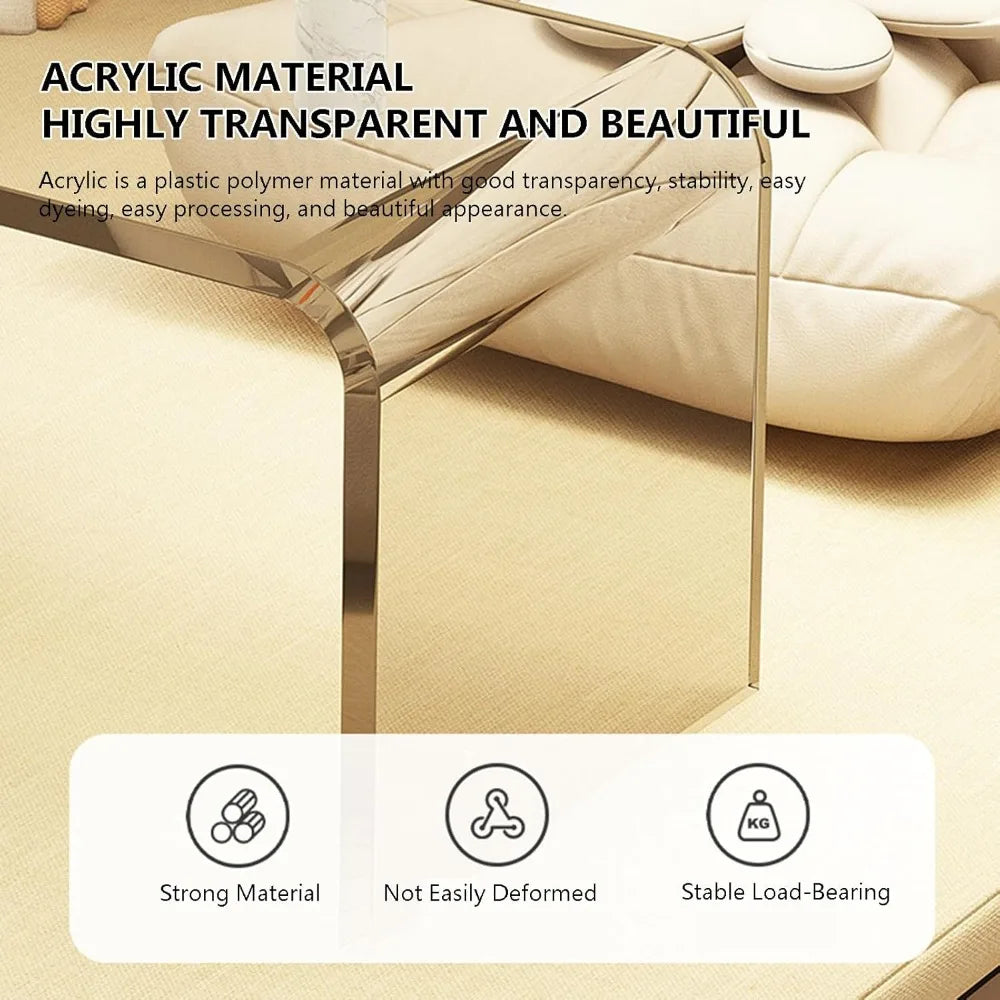 Modern Minimalist Acrylic Nightstand by NoEnName