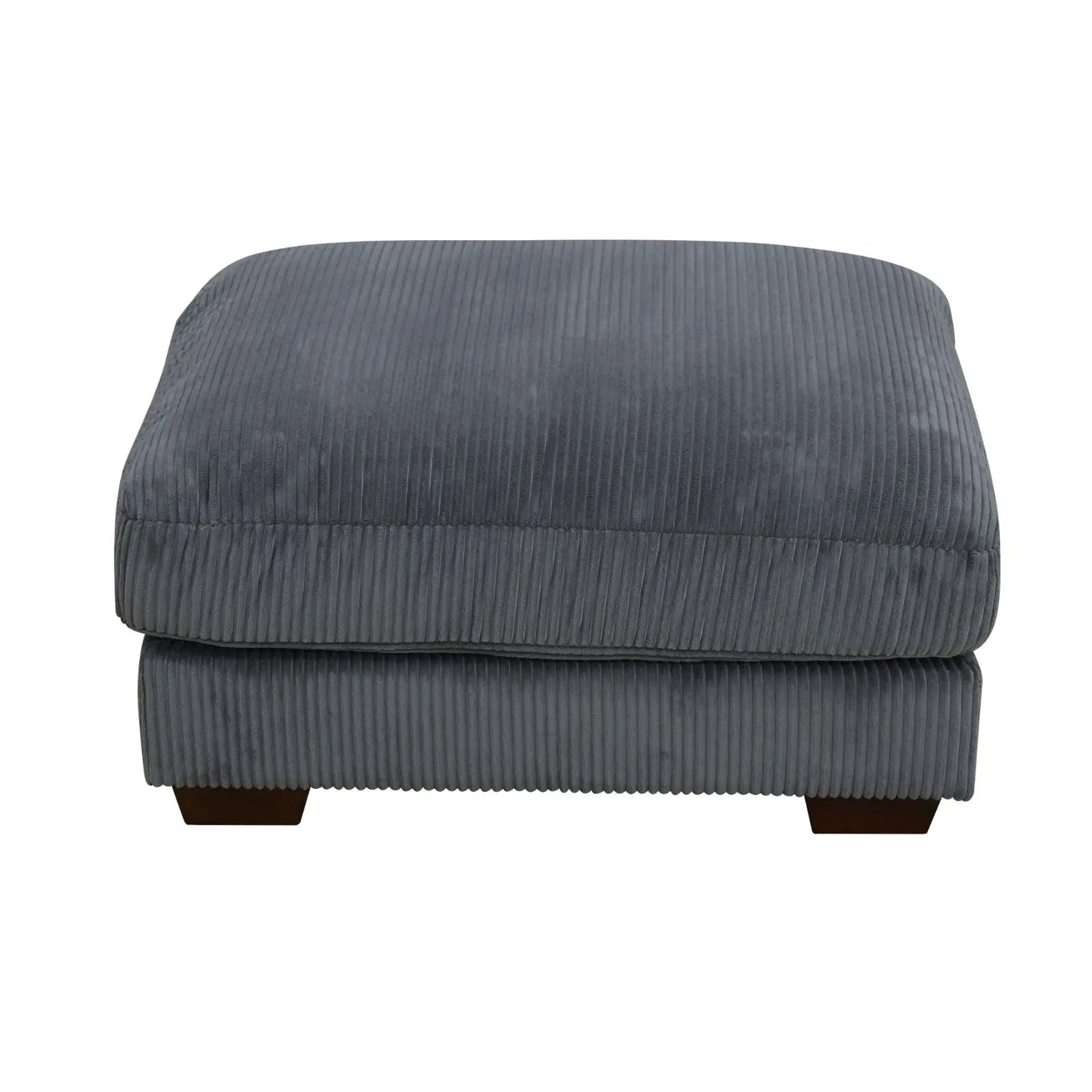 Dark Grey Corduroy Sofa – Durable High-Density Sponge
