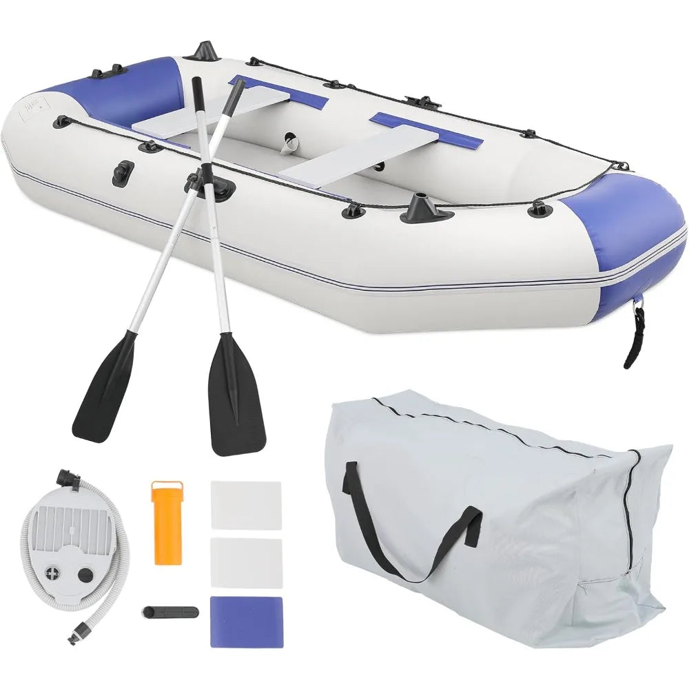 Inflatable Sports Kayak for 1-4 Persons with Oars Included