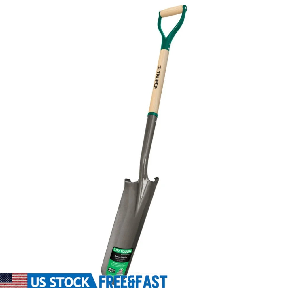 XMSJ Heavy Duty Drain Spade Gardening Tool