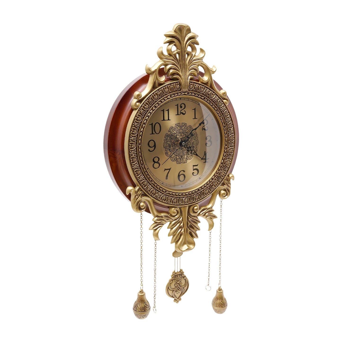 Hign Concerned Retro Silent Wall Clock Pendulum Battery
