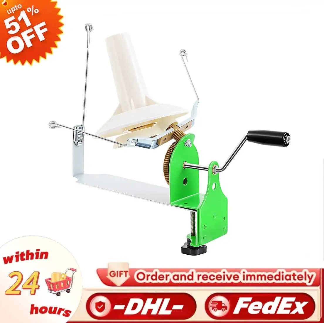 Hignconcerned Chemical Yarn Winder Metal Ball Winder