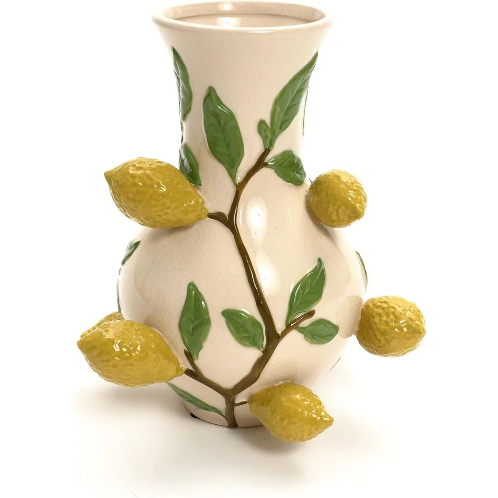 Unique Ceramic Flower Vase with Strawberry Design for Home Decor
