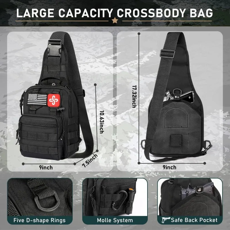 262 Piece Survival Gear Kit with First Aid and Camping Supplies