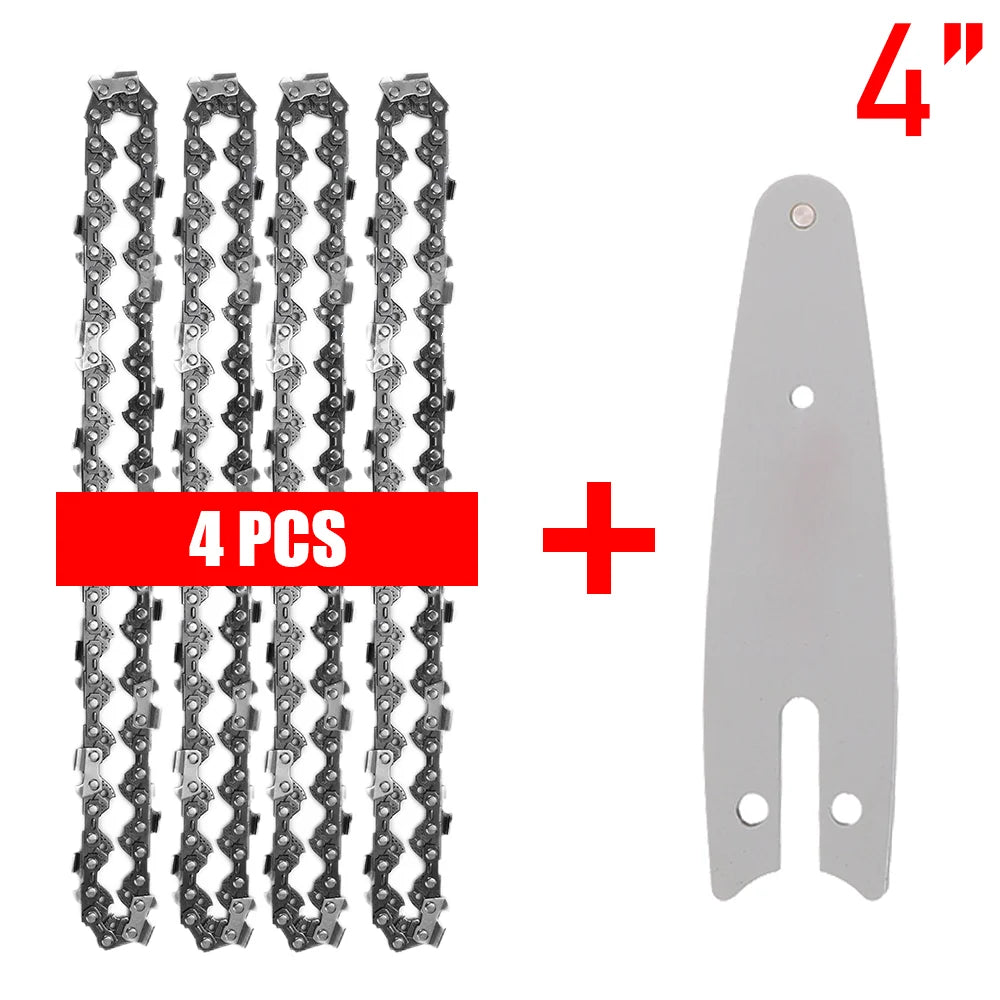 Gisam Replacement Chainsaw Chain And Guide Plate Set