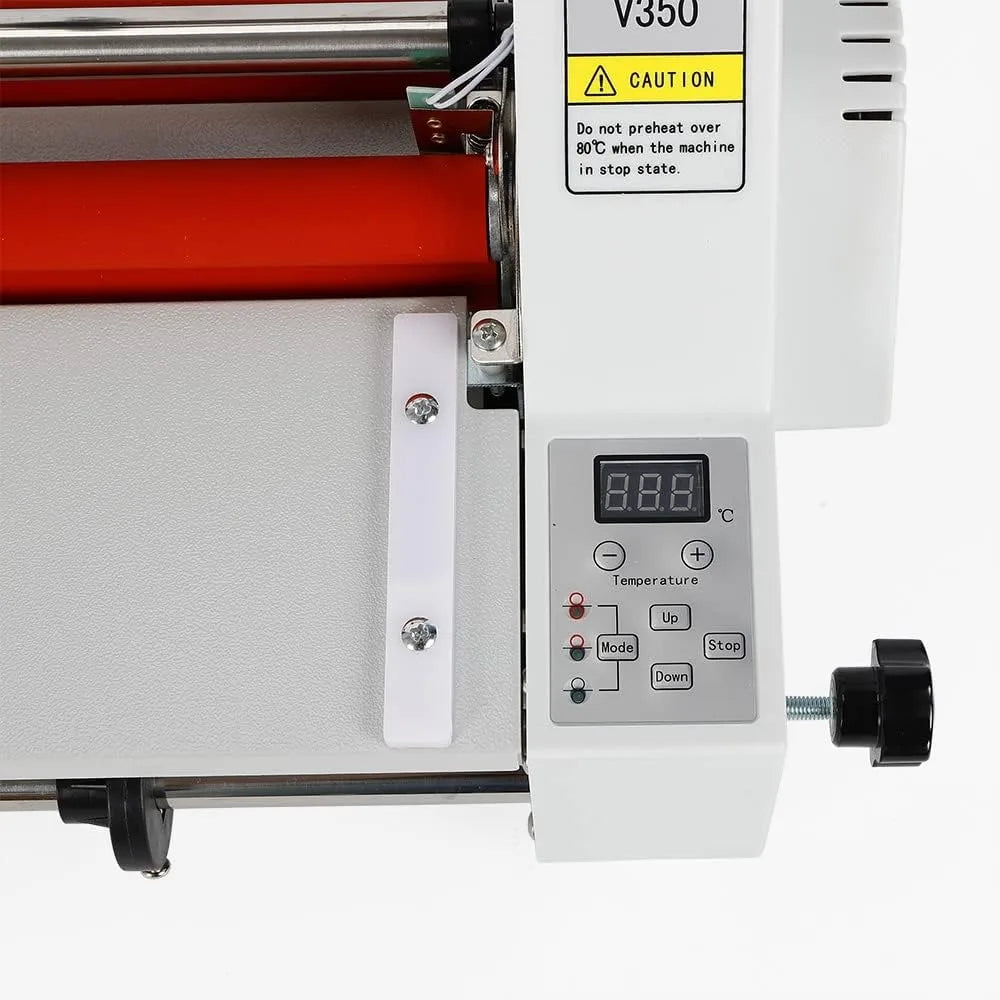 Electronic Laminating Machine 4-Roller 350MM Hot Cold Lamination