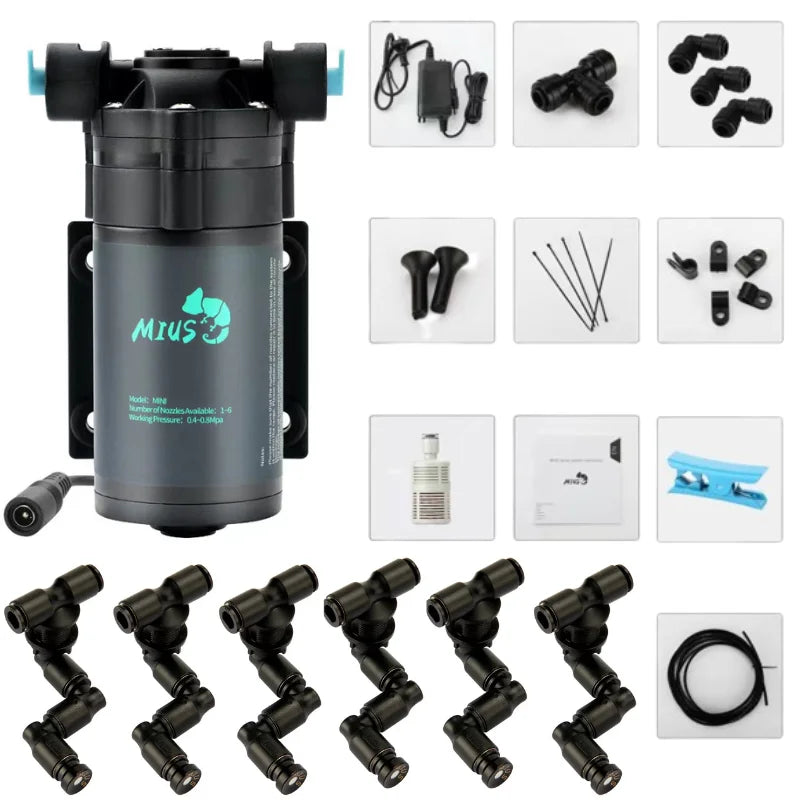 Hign Concerned Reptile Fogger Silent Pump Misting System