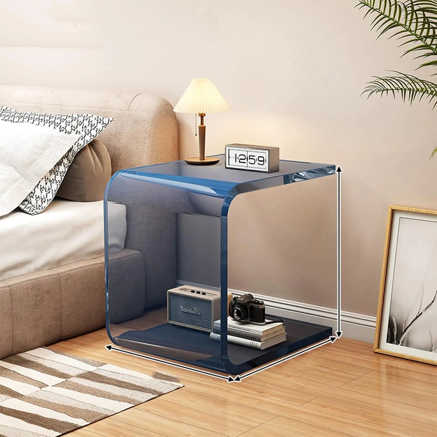 Modern Minimalist Acrylic Nightstand by NoEnName