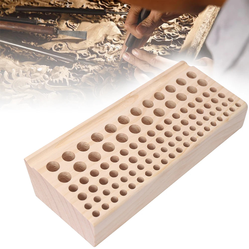 Hign-concerned 98 Hole Leather Carving Tool Storage Box