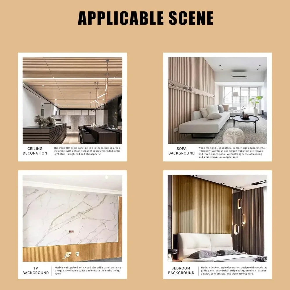 DUTRIEUX Acoustic Wood Slat Wall Panels 3D Fluted
