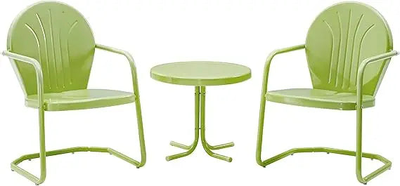 Griffith Retro Metal Bistro Outdoor Chair And Table Set