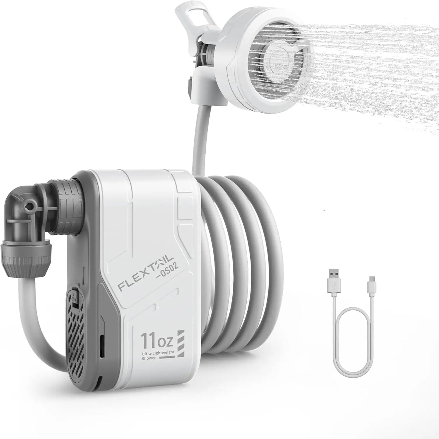 Rechargeable Portable Camping Shower Pump for Outdoor Use