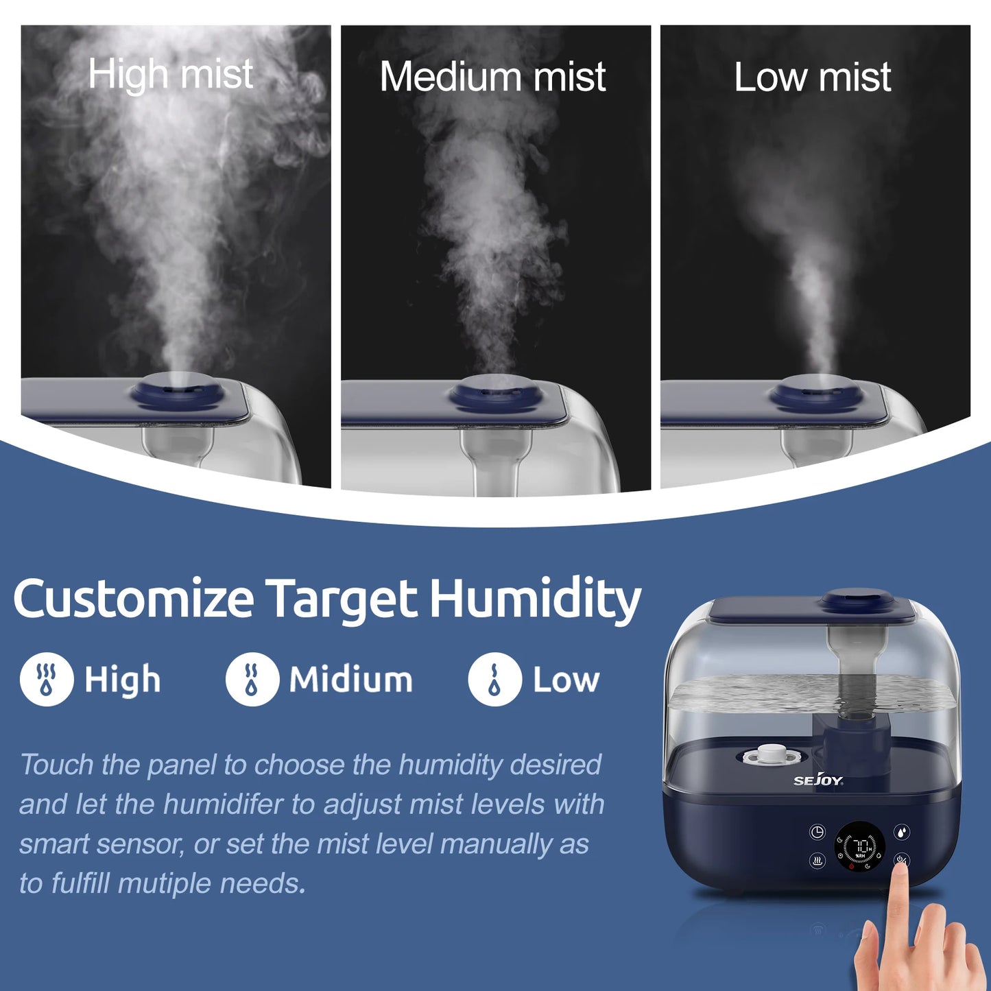 Frolic And Grow Ultrasonic Humidifier Aromatherapy Diffuser