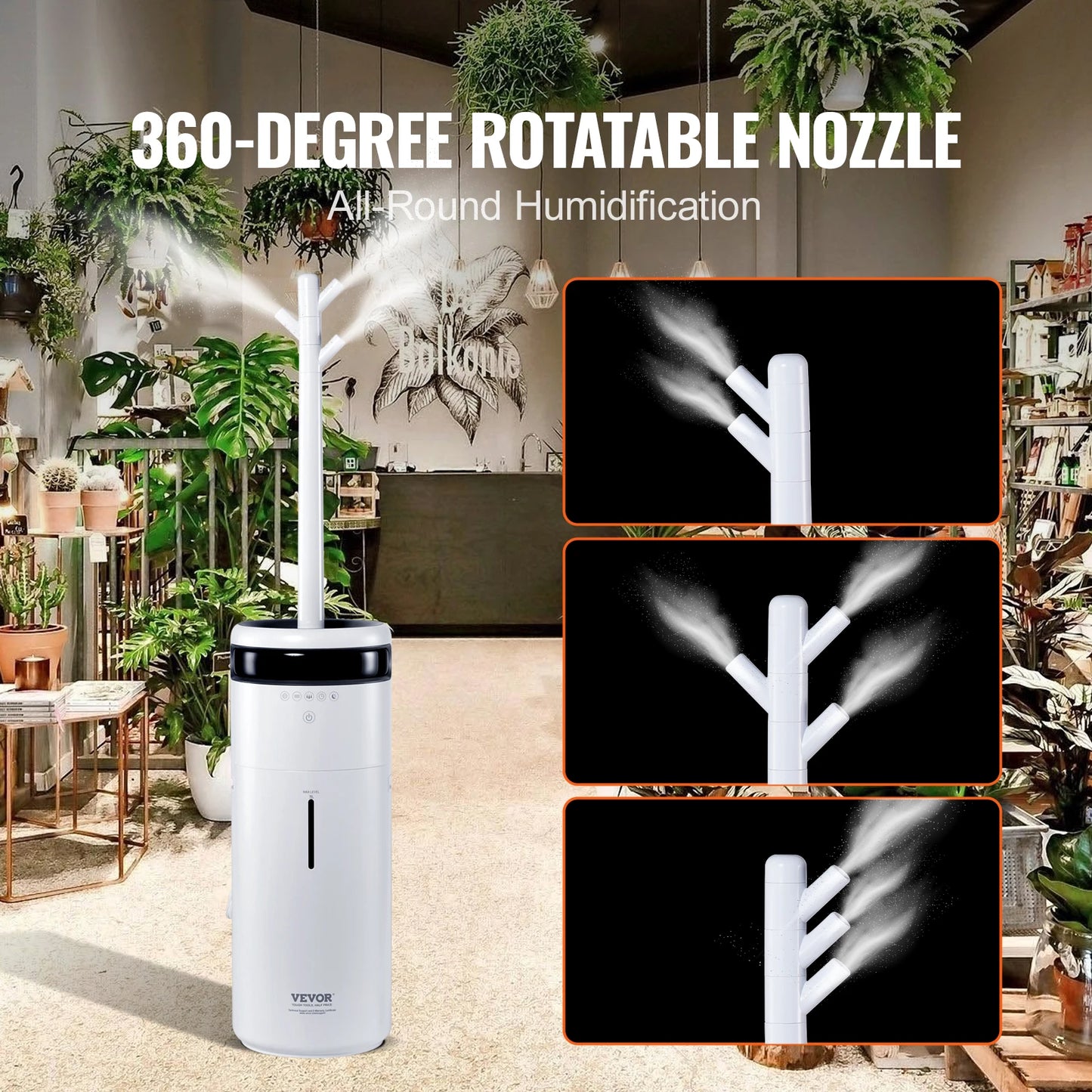 SucceBuy Humidifier Large Room 16L Water Tank Auto Shutoff