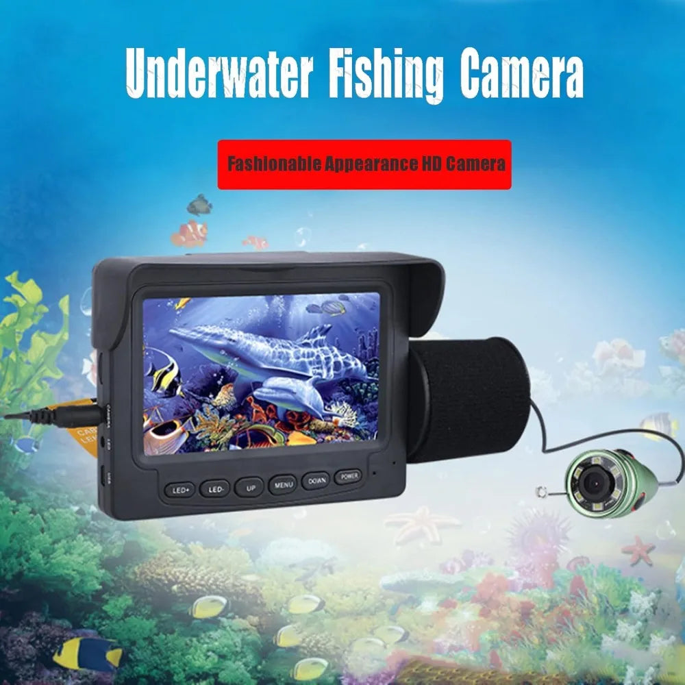 Portable Underwater Fishing Camera with 4.3 Inch Display