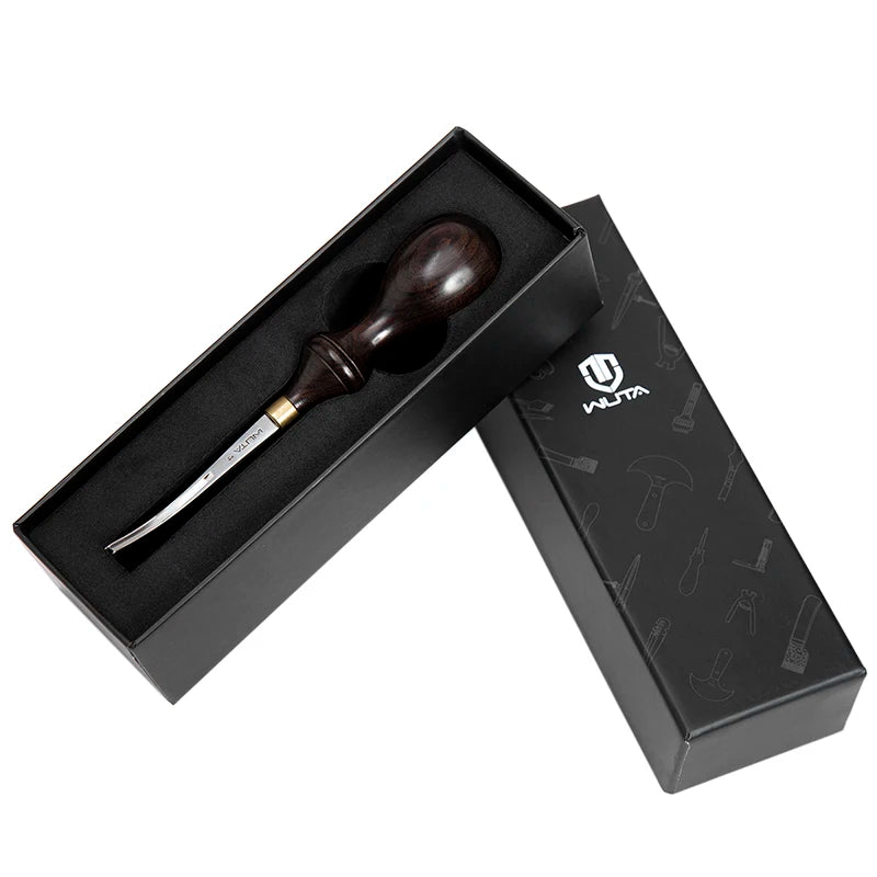 WUTA Leather Edge Beveler M390 Steel Ebony Handle Cutter