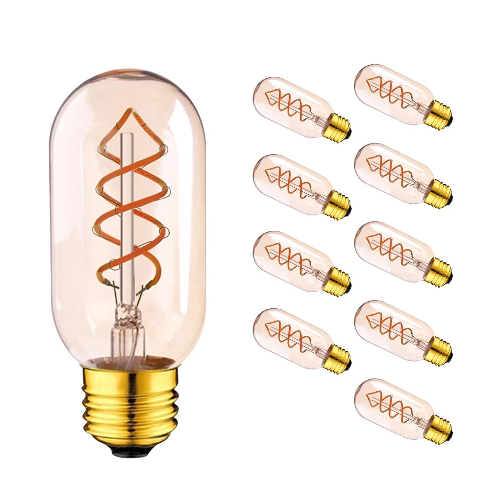 Genixgreen Antique Flexible Tubular LED Bulb E27 Dimmable