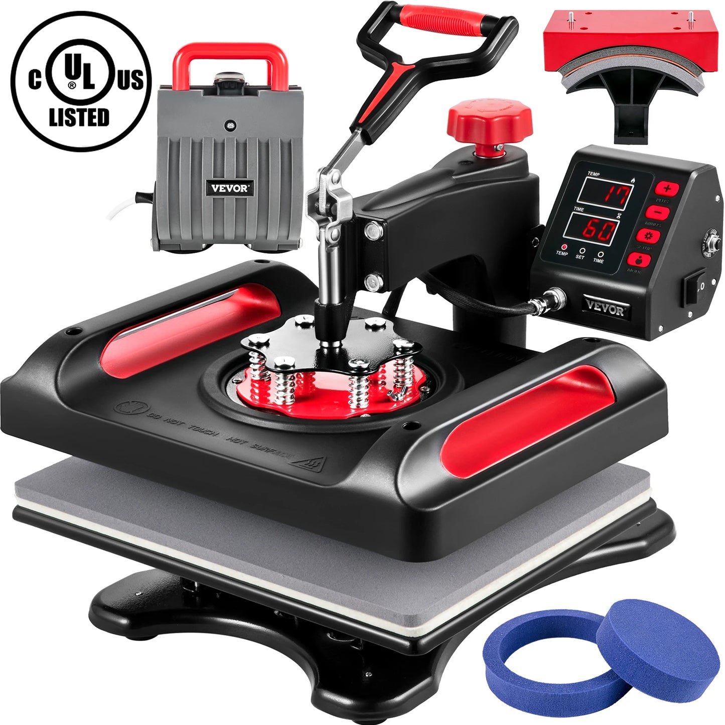 SucceBuy 5 In 1 Multifunctional Heat Press Sublimation