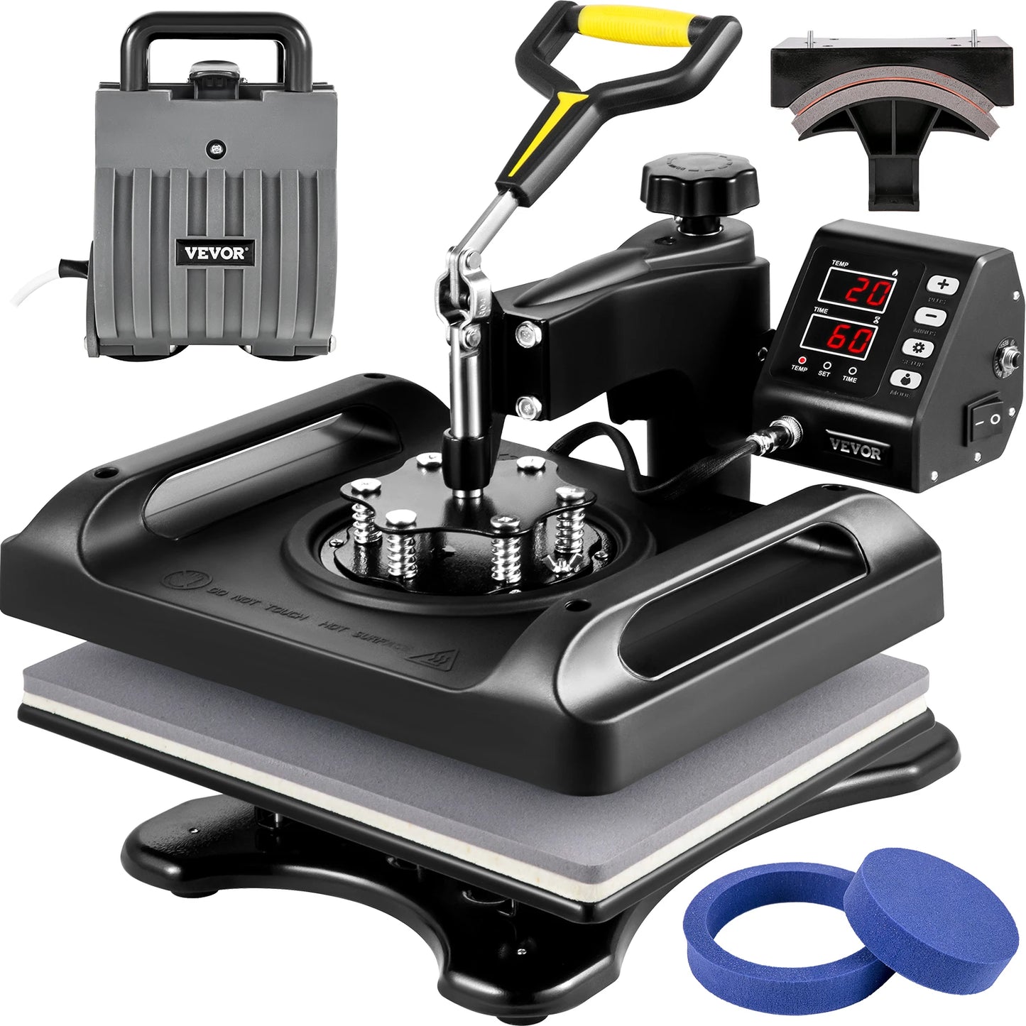 SucceBuy 5 In 1 Multifunctional Heat Press Sublimation