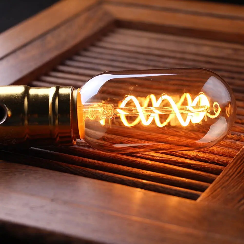Genixgreen Antique Flexible Tubular LED Bulb E27 Dimmable