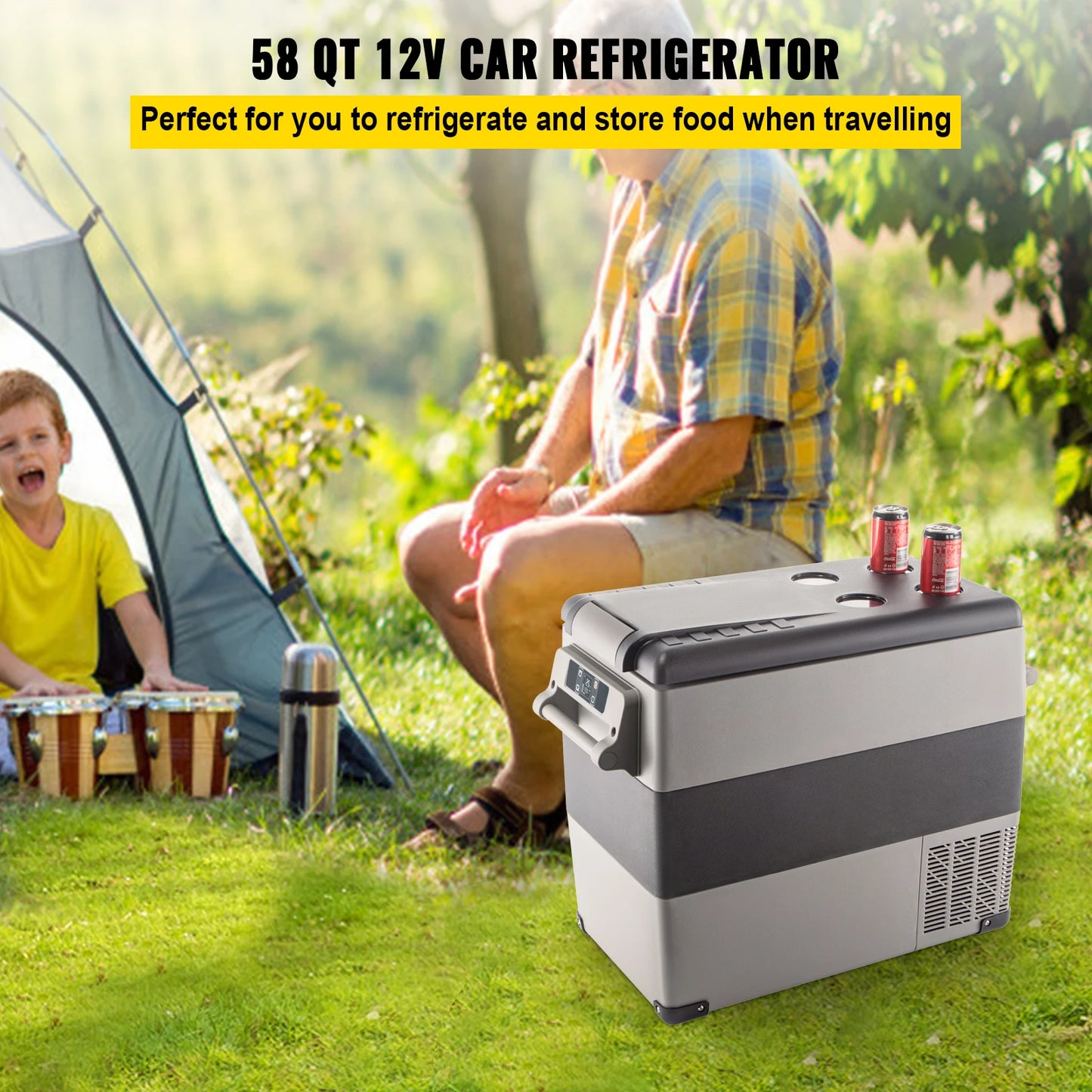 Portable Car Refrigerator Mini Fridge Freezer Compressor Cooler