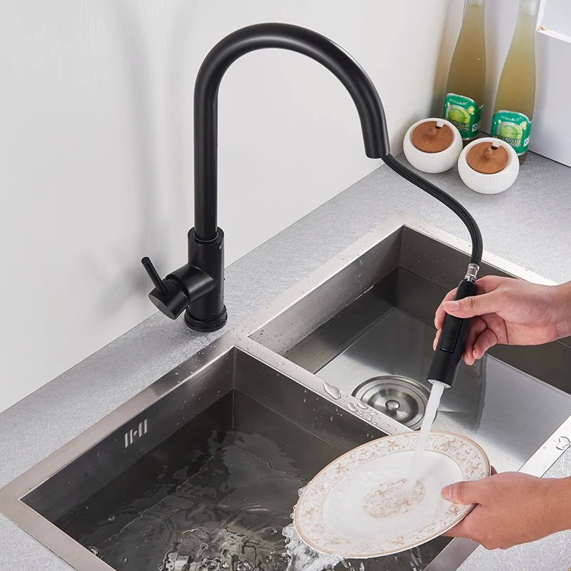 MYQualife Sensor Pull Out Faucet Touch Control Mixer