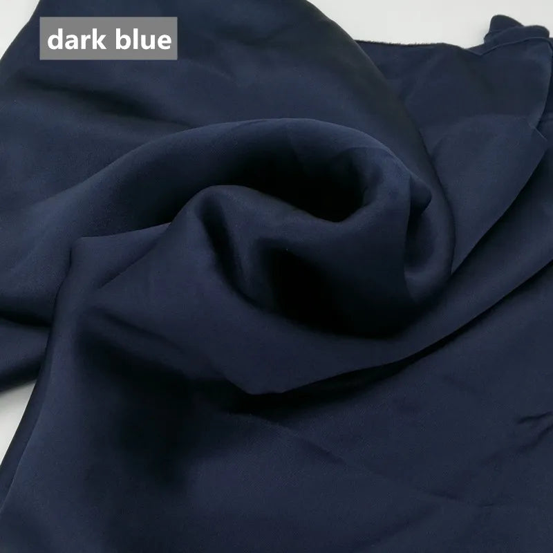 Mulberry Silk Charmeuse Plain Dyed Fabric 100 Percent Silk