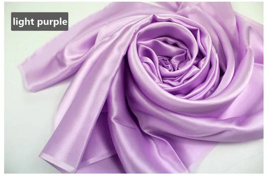 Mulberry Silk Charmeuse Plain Dyed Fabric 100 Percent Silk