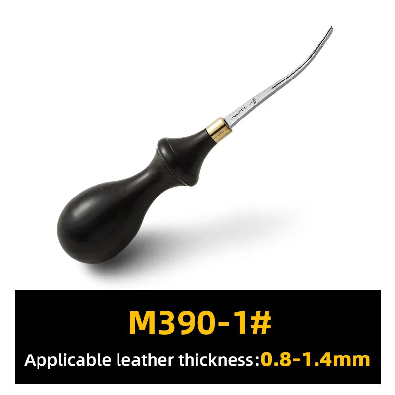 WUTA Leather Edge Beveler M390 Steel Ebony Handle Cutter