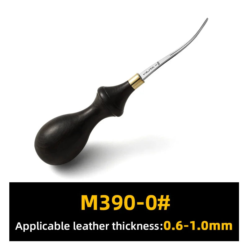 WUTA Leather Edge Beveler M390 Steel Ebony Handle Cutter