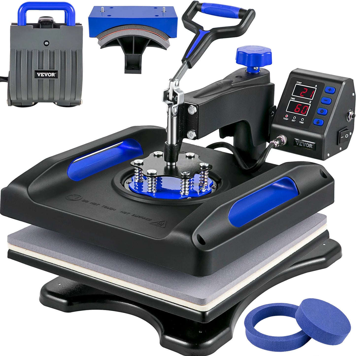 SucceBuy 5 In 1 Multifunctional Heat Press Sublimation