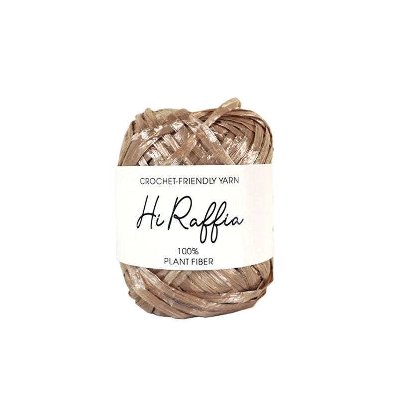 Zhejiang Natural Raffia Straw Yarn 100 Plant Fibre Crochet