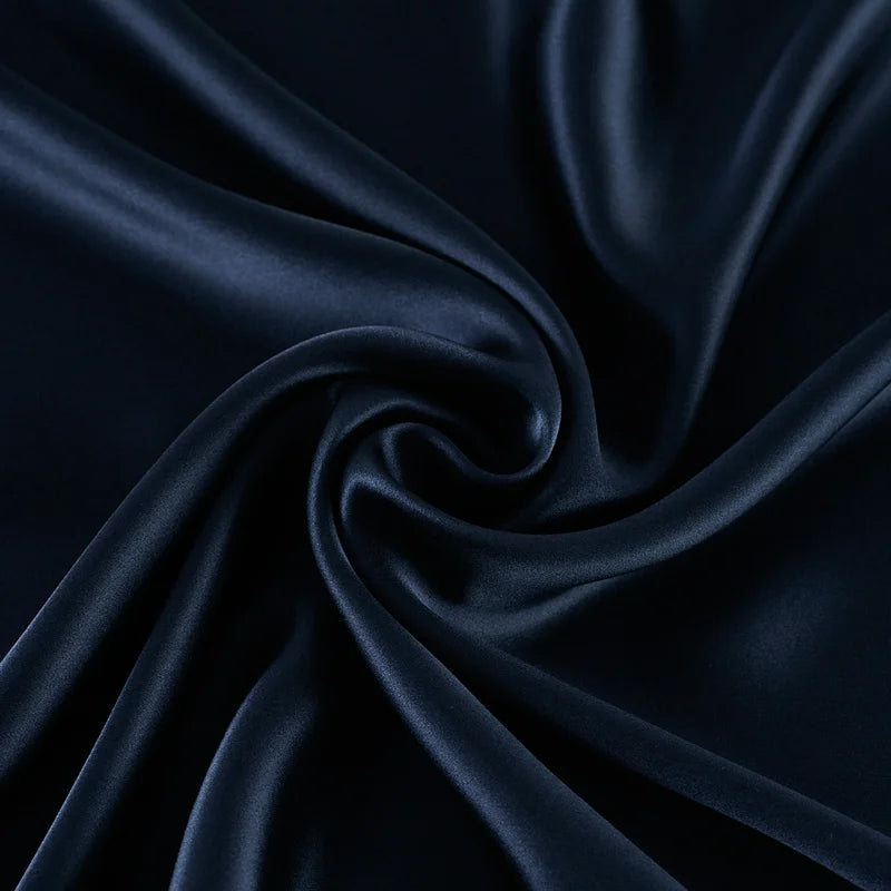 Mulberry Silk Charmeuse Plain Dyed Fabric 100 Percent Silk