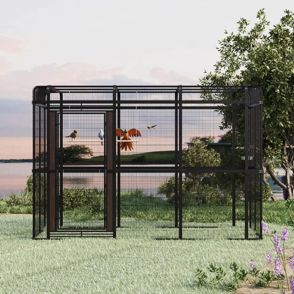 NoEnName_Null Large Outdoor Bird Cage – Heavy Duty and Durable