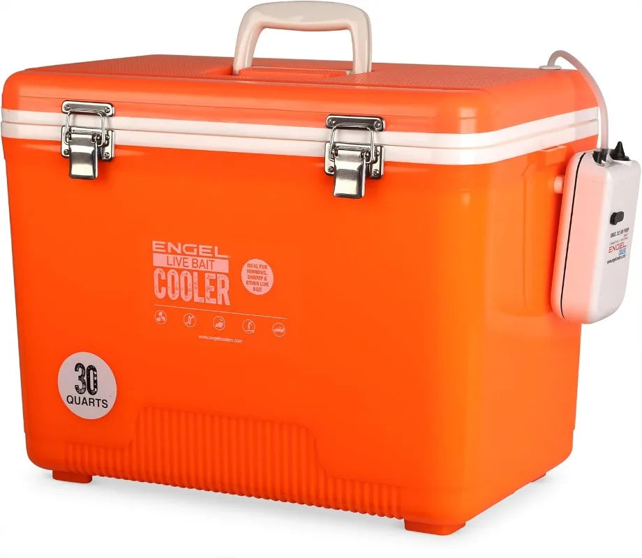 Engel Live Bait Cooler Box with Aerator for Fishing