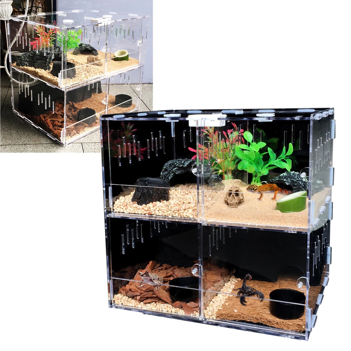 Hign Concerned Acrylic Pet Breeding Box For Reptiles